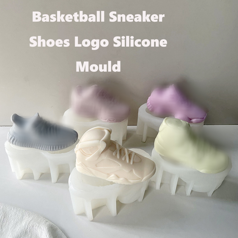 Candle Making Pot - Sneaker Silicone Molds for Candles, Basketball