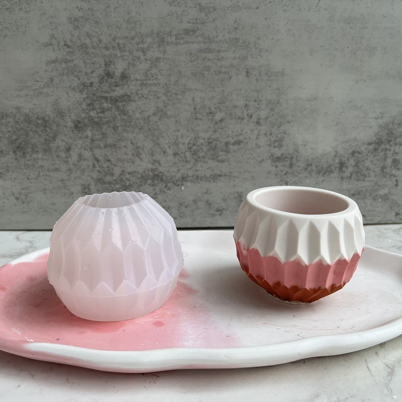 Candle Making Pot - Small Round Meat Planter Silicone Mold
