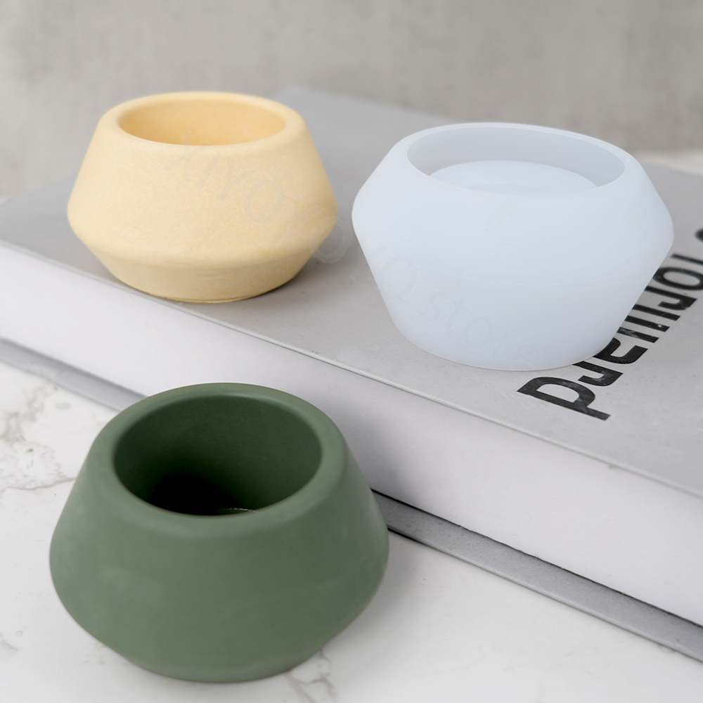 Candle Making Pot - Round Bowl Storage Box Silicone Mold