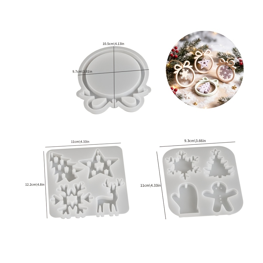 1/3 piece Christmas resin sili - đánh giá và giá Candle Making Items