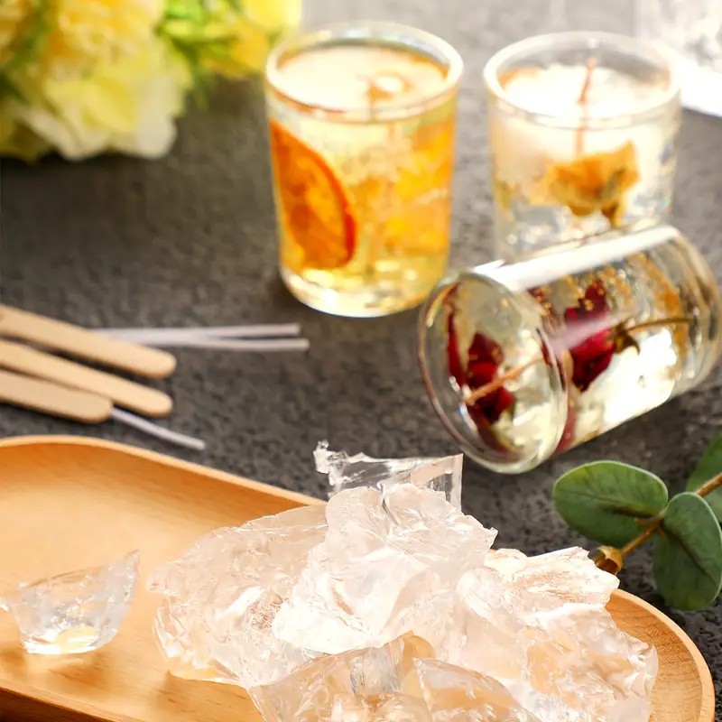 Transparent Crystal Wax, Jelly - đánh giá và giá Candle Making Items