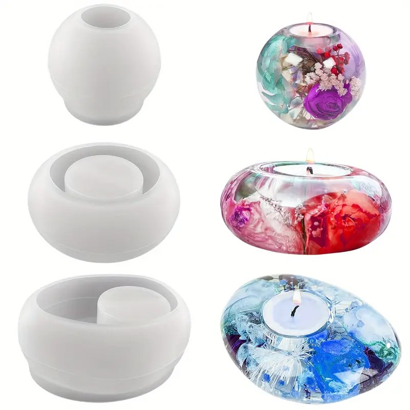 Tealight Candle Holder Resin S - đánh giá và giá Candle Making Pot